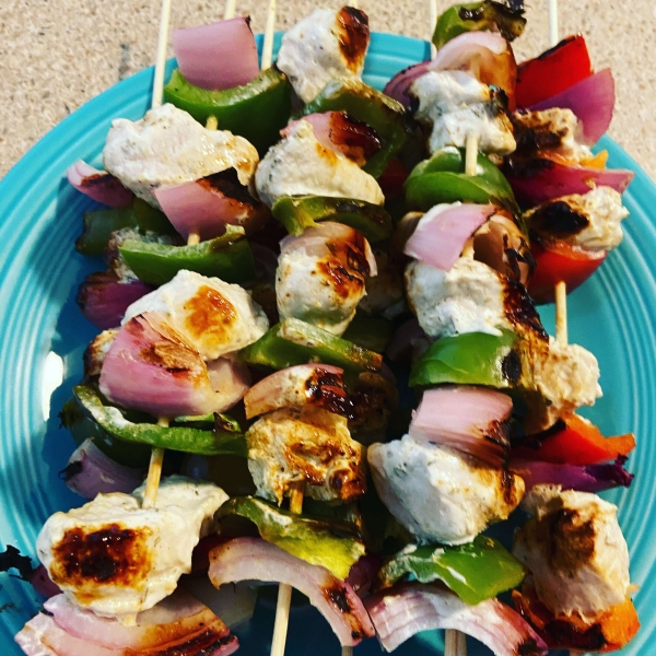 Marinated Greek Chicken Kabobs