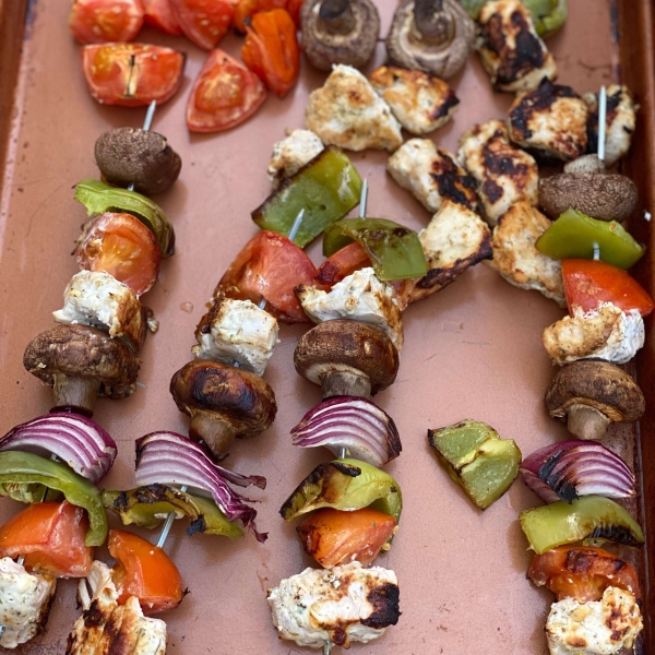 Marinated Greek Chicken Kabobs