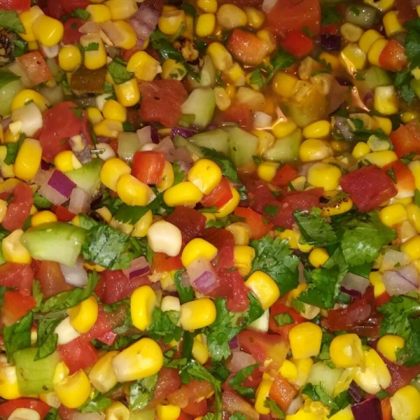 Easy Corn Salad — Great Side for BBQs