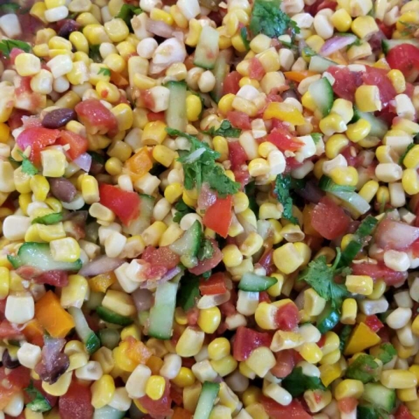 Easy Corn Salad — Great Side for BBQs