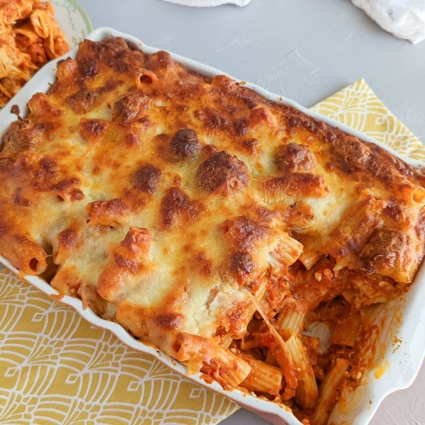 Meatball Pasta Bake