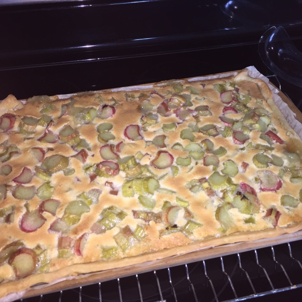 Rhubarb Custard Pie II