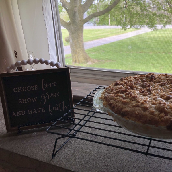 Rhubarb Sour Cream Pie