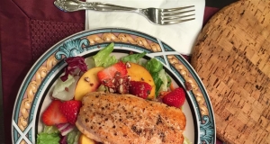 Grilled Arctic Char on Bed of Greens