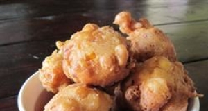 Ham and Corn Beignets