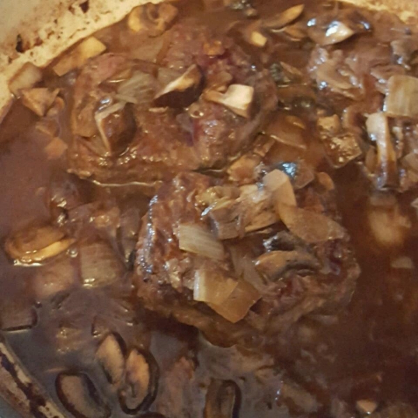 Venison with Sherry-Mushroom Sauce