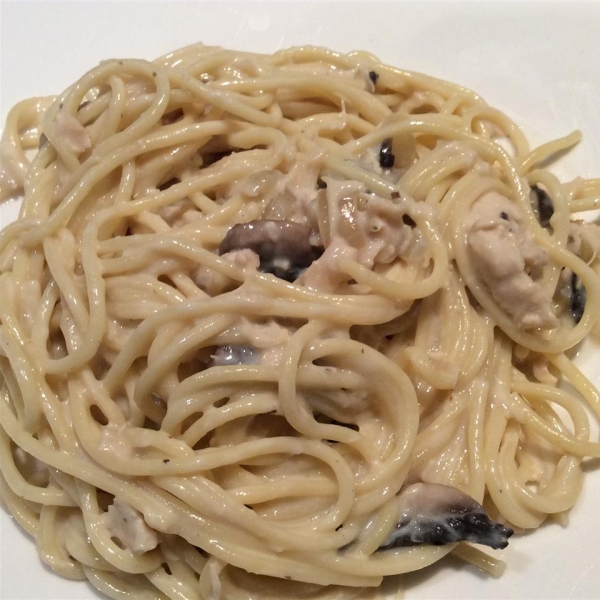 Chicken Mushroom Linguine