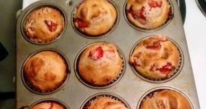 Whole Wheat Strawberry Muffins