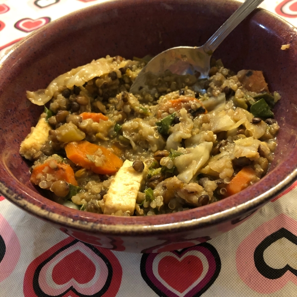 Split Pea Quinoa Soup