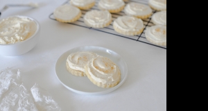 Old Fashioned Butter Cookies with Butter Frosting