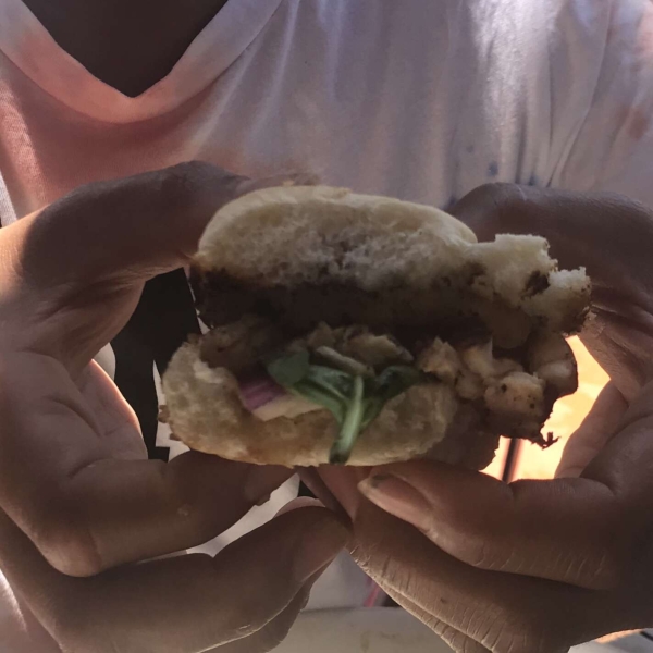 Grilled Chicken Pineapple Sliders