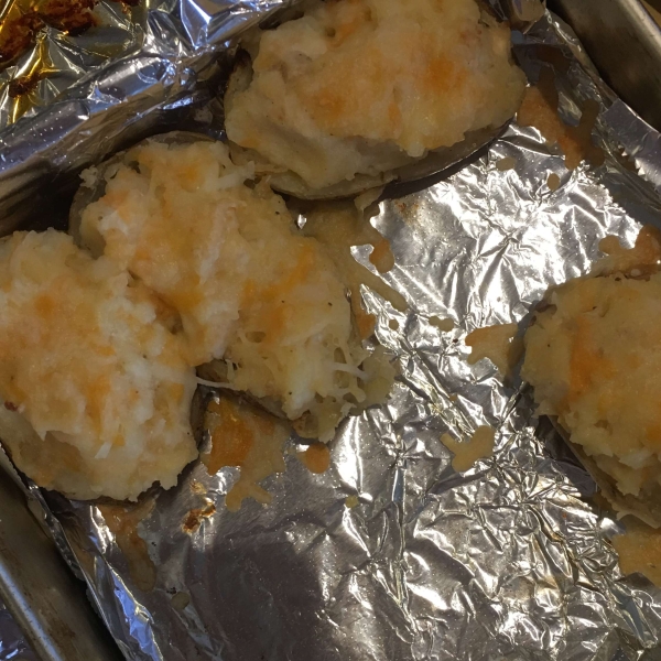 Buffalo Chicken Twice-Baked Potatoes