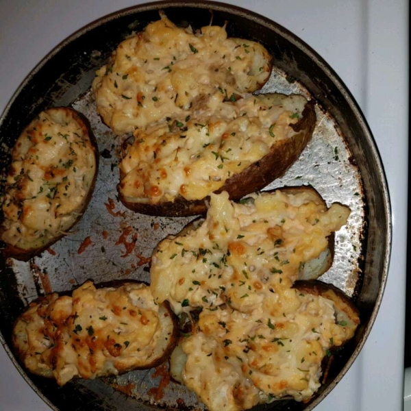 Buffalo Chicken Twice-Baked Potatoes