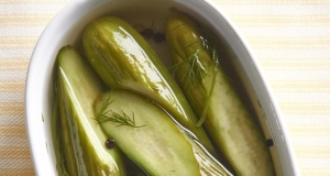 Ukrainian Dill and Garlic Pickles