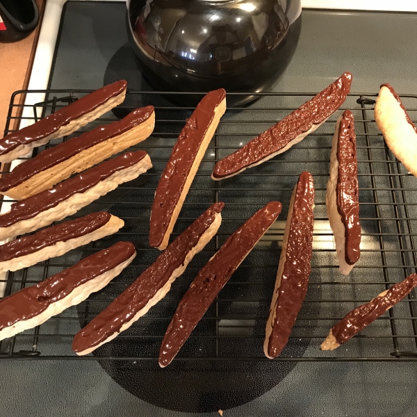 Chocolate Dipped Orange Biscotti