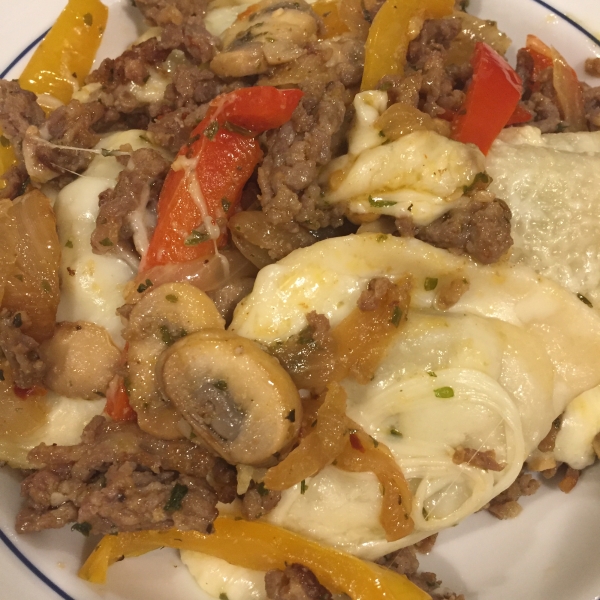 Smothered Pierogies