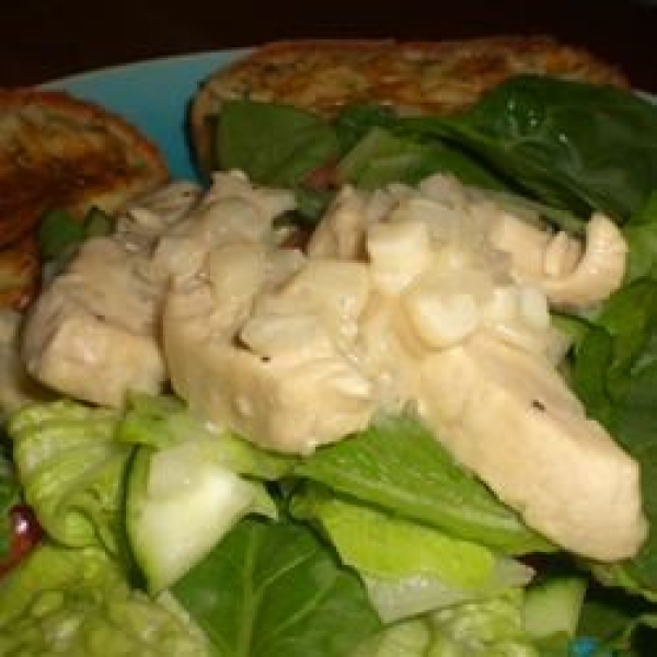 Lime-Garlic Chicken and Spinach Salad