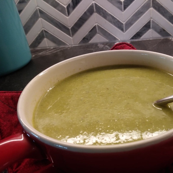 Vegan Cream of Asparagus Soup