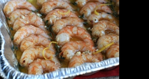 Garlic Butter Smoked Shrimp