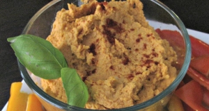 Roasted Red Pepper Hummus With a Twist From Nidal