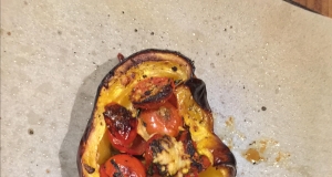 Peppers Roasted with Garlic, Basil and Tomatoes