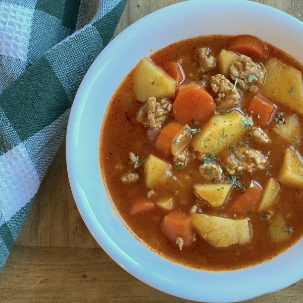 Easy Ground Turkey Stew