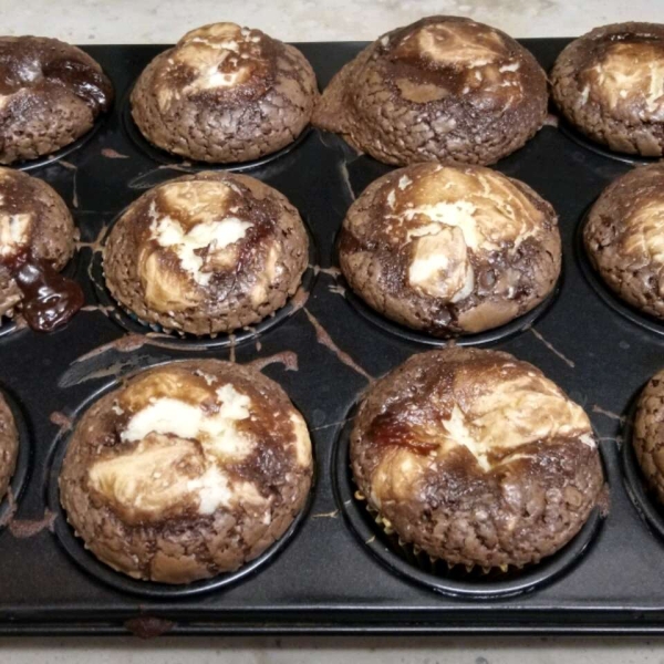 Brownie Cheesecake Cupcakes