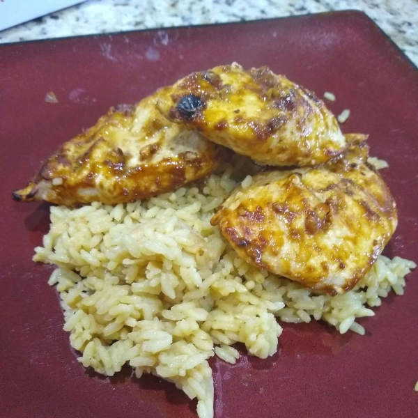 Grilled Peanut Chicken