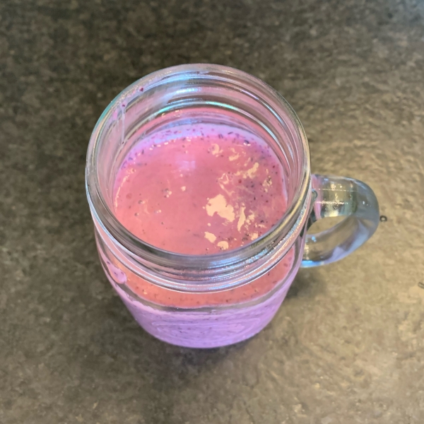 Healthy Blueberry Breakfast Smoothie