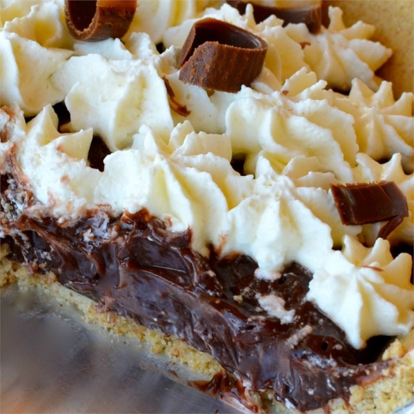 Double Layer Chocolate Pie