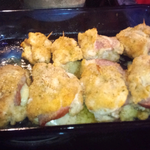 Cordon Bleu Chicken Rolls