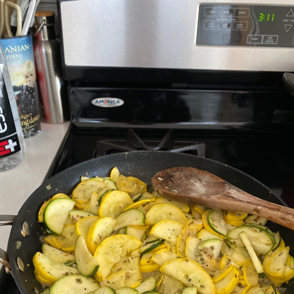 Sauteed Patty Pan Squash