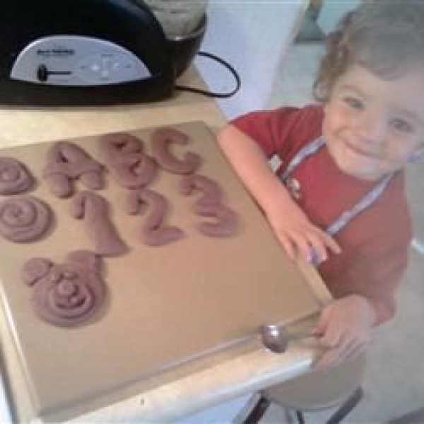 Chocolate Teddy Bear Cookies