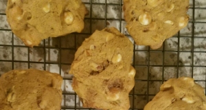 Pumpkin Pecan White Chocolate Cookies