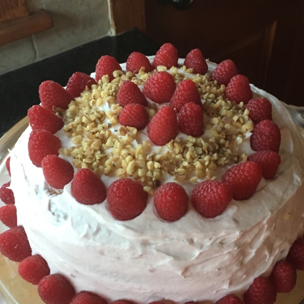 Raspberry Walnut Torte