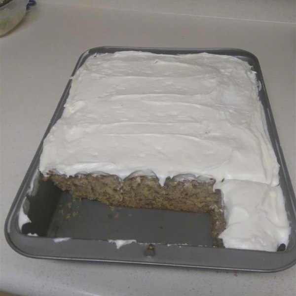 Banana-Nog Cake