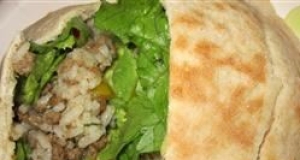 Beefy Rice Salad Sandwiches