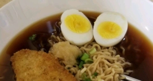 Tonkatsu Shoyu Ramen (Pork Cutlet Soy Sauce Ramen)