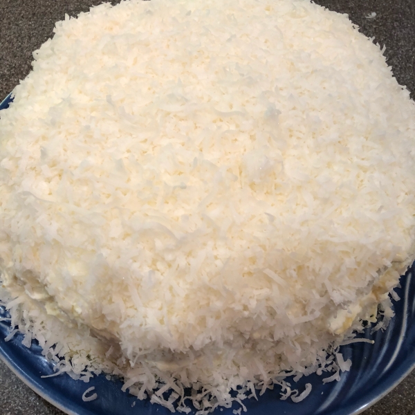 Coconut Coffee Liqueur Cake