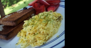 Creamy Curried Scrambled Eggs