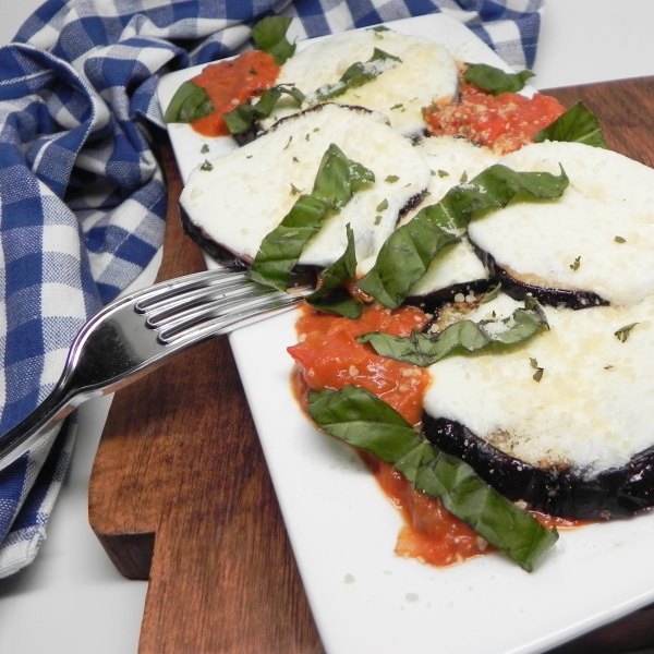 Grilled Eggplant Parmesan