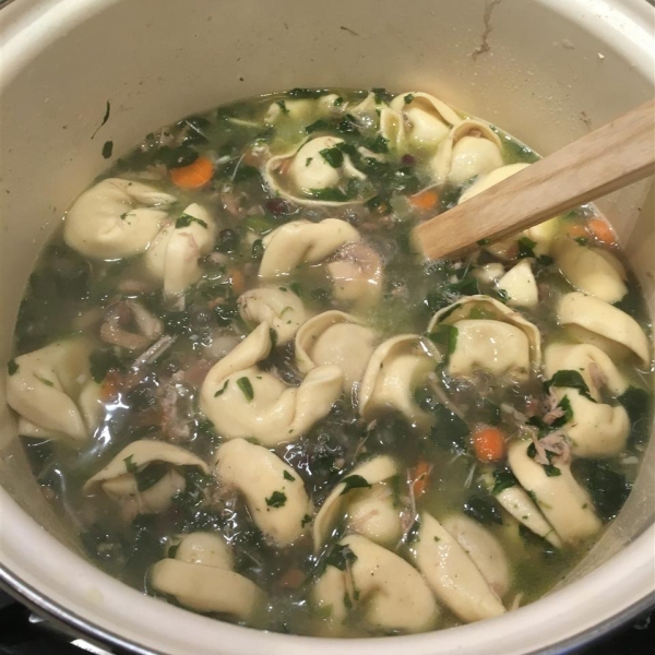 Chicken Soup with Chicken Thighs