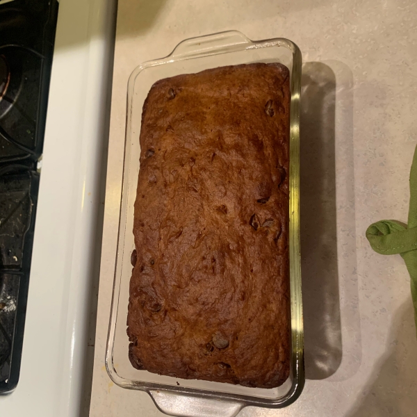 Peanut Butter Chocolate Chip Banana Bread