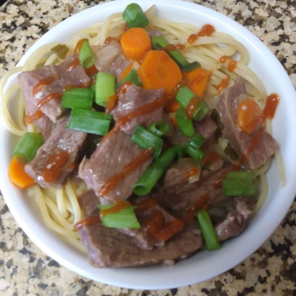 Mongolian Beef from the Slow Cooker