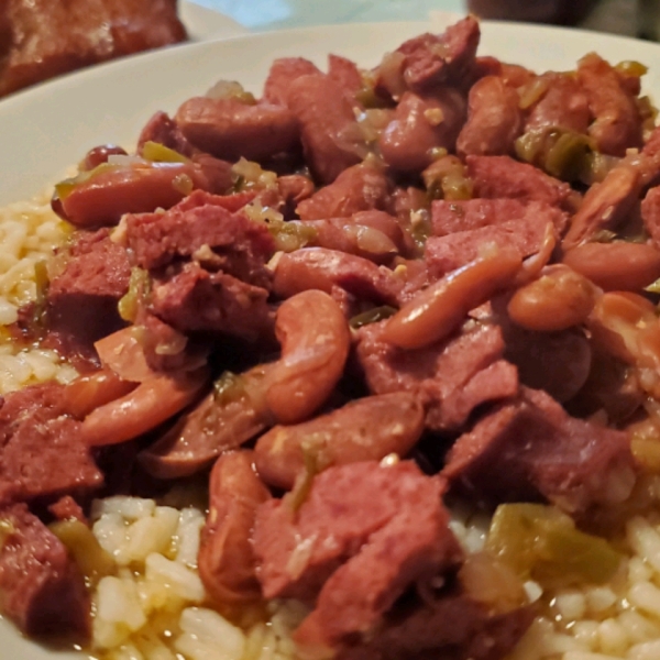 Pressure Cooker Red Beans and Sausage