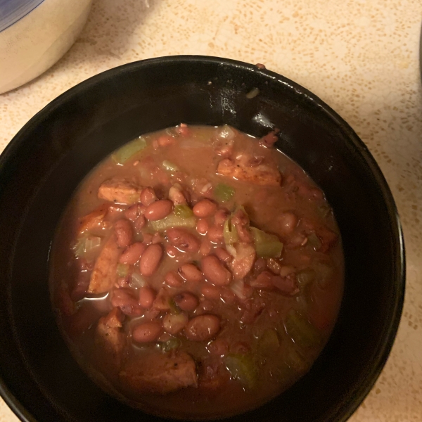 Pressure Cooker Red Beans and Sausage