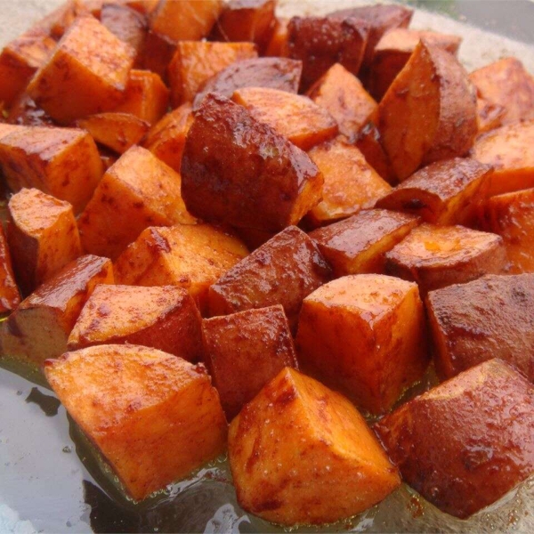 Cinnamon Sweet Potato Slices