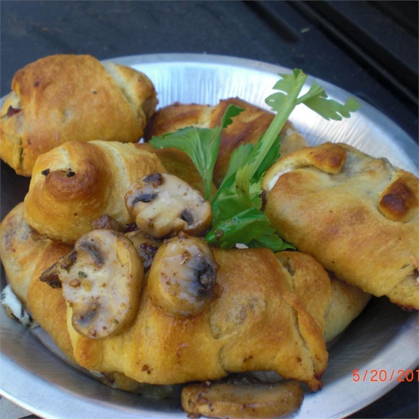 Mushroom Cheese Puffs