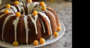 Orange-Spice Bundt® Cake with Ground Cherries