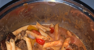 Zesty Penne, Sausage and Peppers